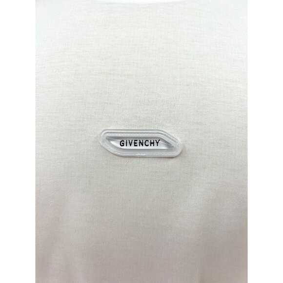 Givenchy Mens White Cotton Short Sleeve T-Shirt Mesh Underarm Detail Size Large - Picture 3 of 16